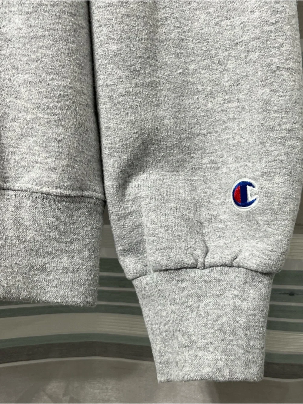 Champion Grey Wake Forest School of Law Crewneck Sweatshirt - Picture 5 of 11